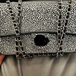 Swarovski stone gorgeous bag.